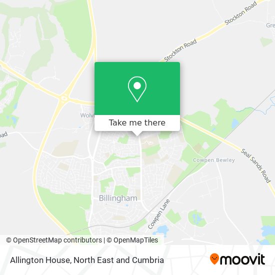 Allington House map
