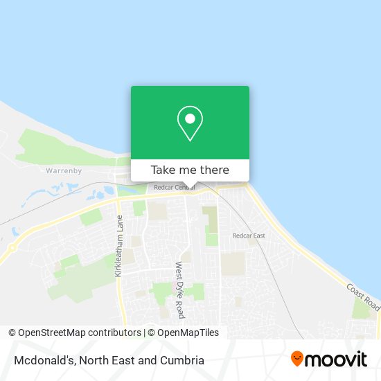 Mcdonald's map