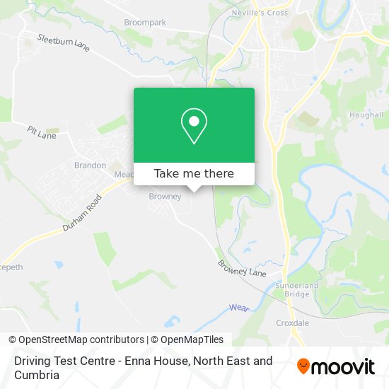 Driving Test Centre - Enna House map