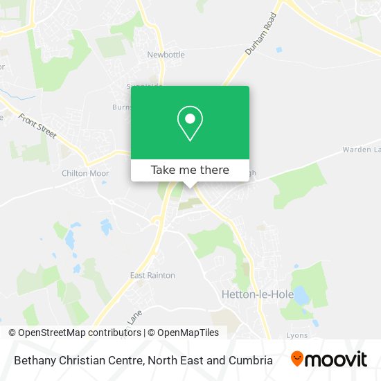 Bethany Christian Centre map