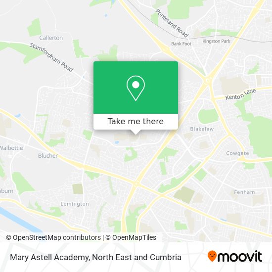 Mary Astell Academy map