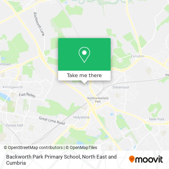 Backworth Park Primary School map