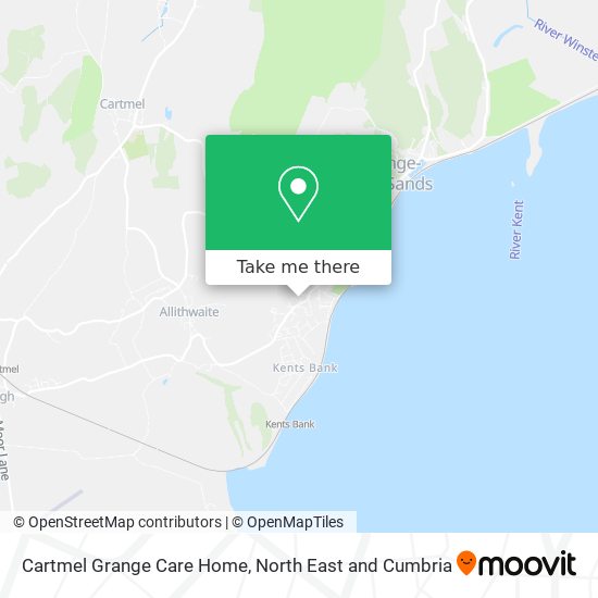 Cartmel Grange Care Home map