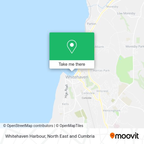 Whitehaven Harbour map