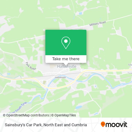 Sainsbury's Car Park map