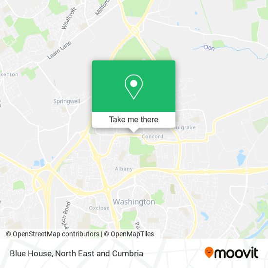 Blue House map