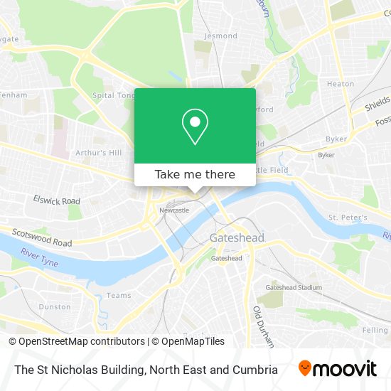 The St Nicholas Building map