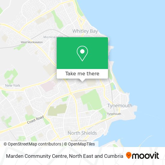 Marden Community Centre map