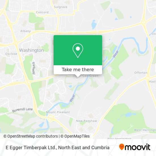 E Egger Timberpak Ltd. map