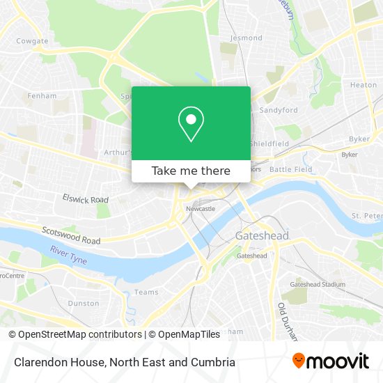 Clarendon House map