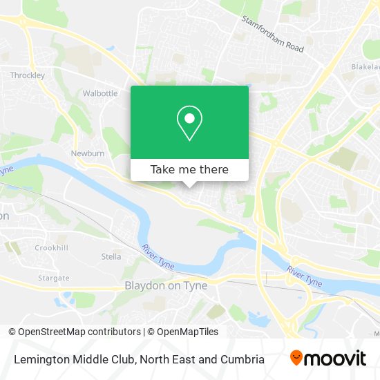 Lemington Middle Club map