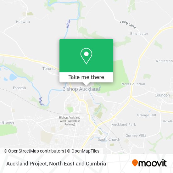 Auckland Project map