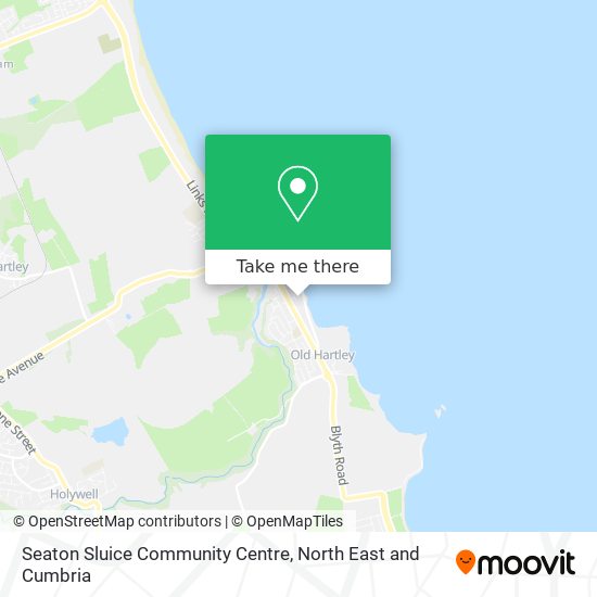 Seaton Sluice Community Centre map