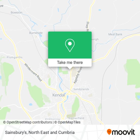 Sainsbury's map