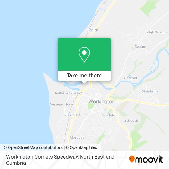 Workington Comets Speedway map