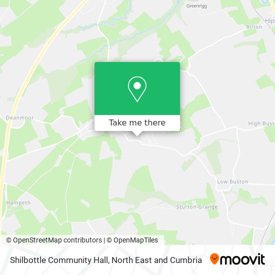 Shilbottle Community Hall map