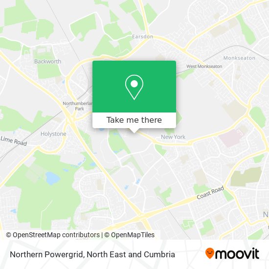Northern Powergrid map