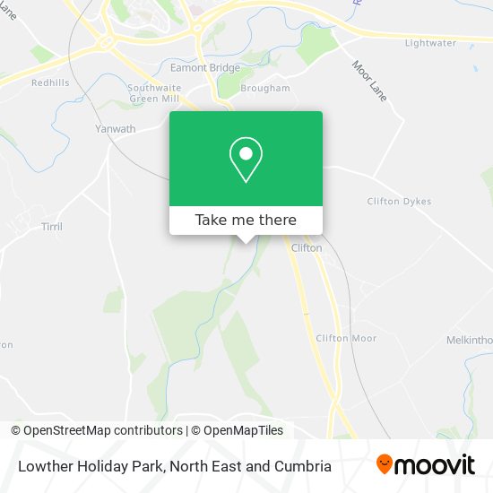Lowther Holiday Park map