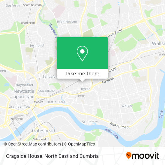 Cragside House map