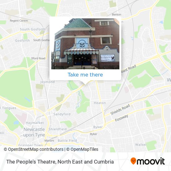 The People's Theatre map