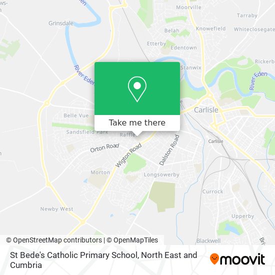 St Bede's Catholic Primary School map