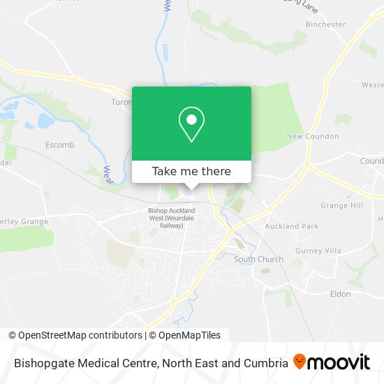 Bishopgate Medical Centre map