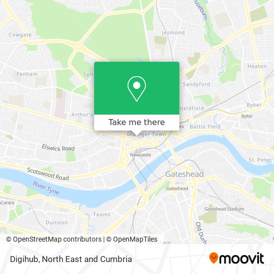 Digihub map