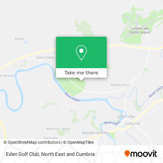 Eden Golf Club map