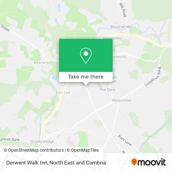 Derwent Walk Inn map
