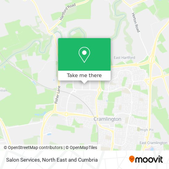 Salon Services map