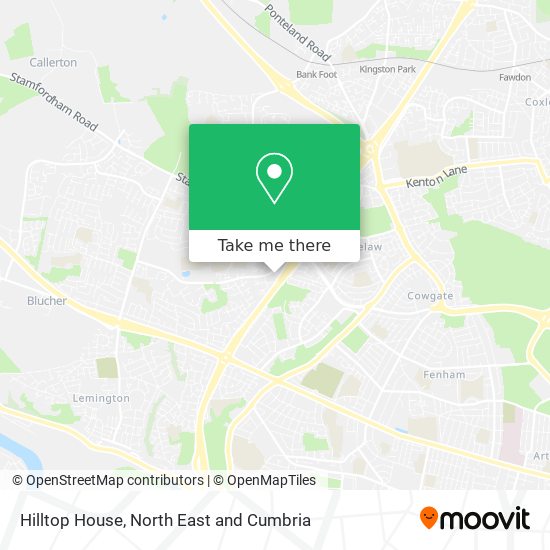 Hilltop House map