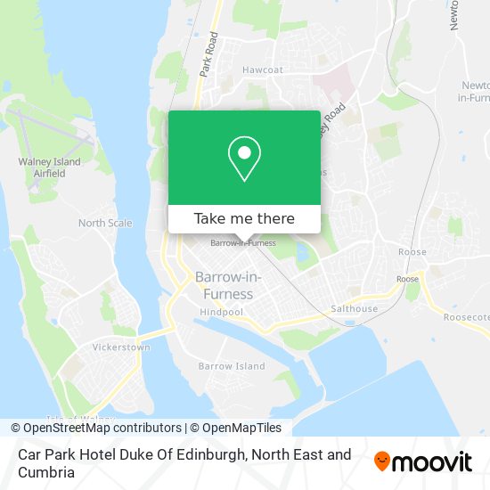 Car Park Hotel Duke Of Edinburgh map