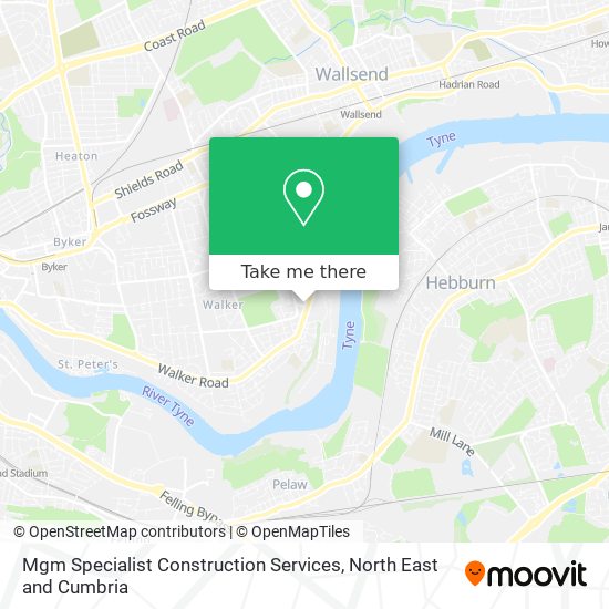 Mgm Specialist Construction Services map