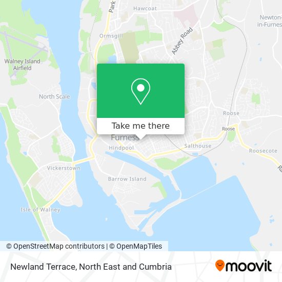 Newland Terrace map
