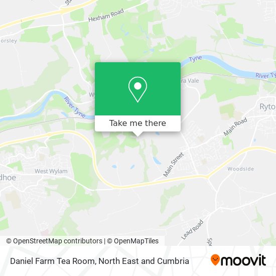 Daniel Farm Tea Room map