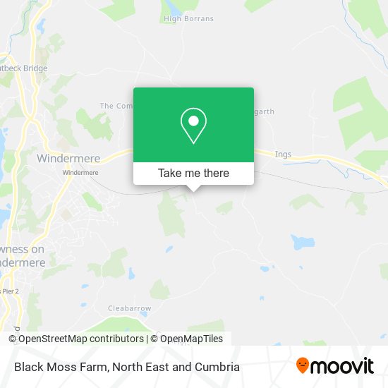 Black Moss Farm map