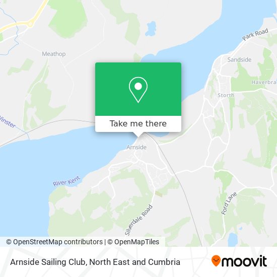 Arnside Sailing Club map