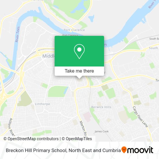 Breckon Hill Primary School map