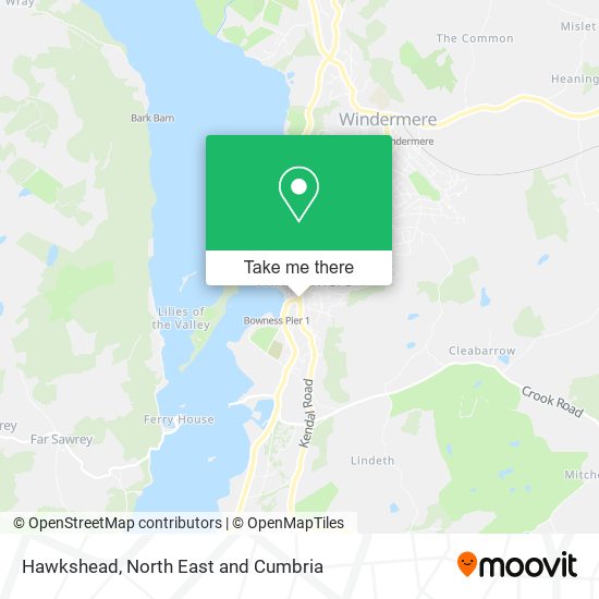 Hawkshead map