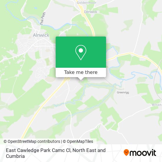 East Cawledge Park Camc Cl map