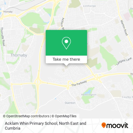 Acklam Whin Primary School map