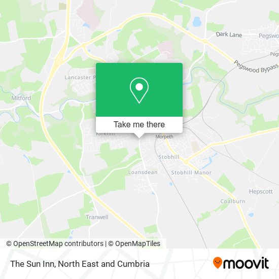 The Sun Inn map