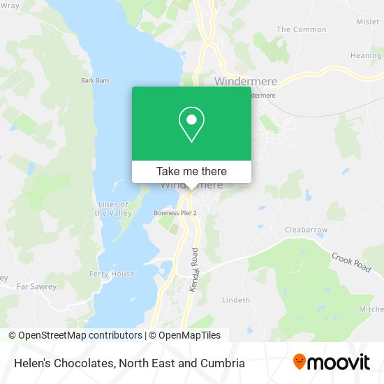 Helen's Chocolates map