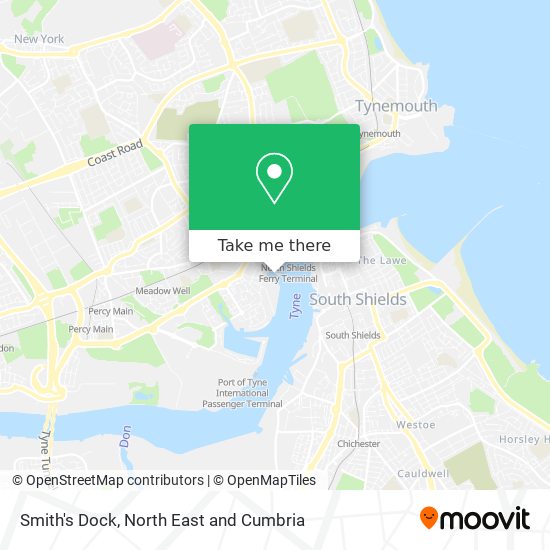 Smith's Dock map