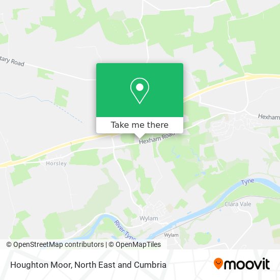 Houghton Moor map