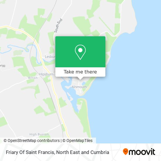 Friary Of Saint Francis map
