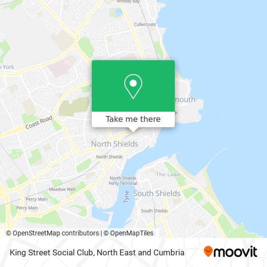King Street Social Club map