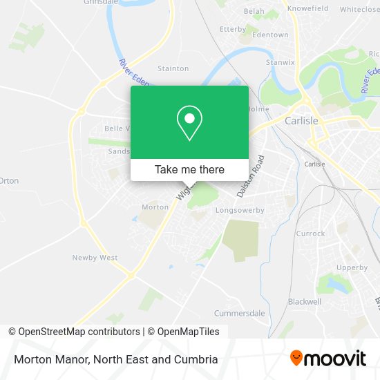 How to get to Morton Manor in Carlisle by bus or train?