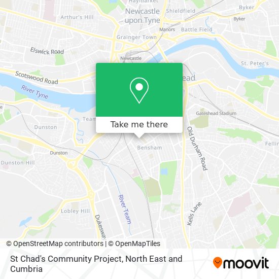 St Chad's Community Project map