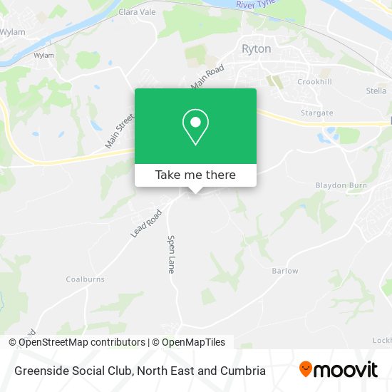 Greenside Social Club map